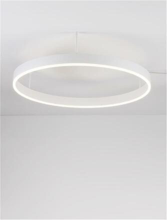 NOVA LUCE stropní svítidlo MOTIF LED stropní svítidlo bílý hliník 3000K 48W IP20 220-240V stmívatelné 9063605