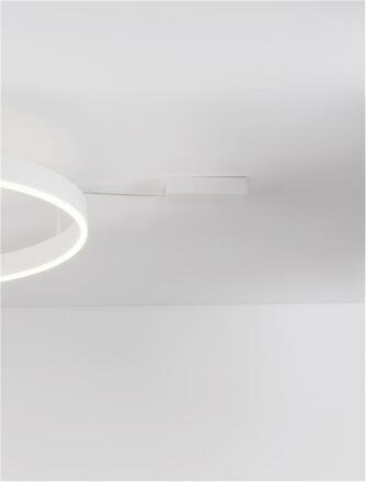 NOVA LUCE stropní svítidlo MOTIF LED stropní svítidlo bílý hliník 3000K 48W IP20 220-240V stmívatelné 9063605