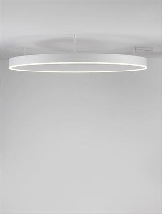 NOVA LUCE stropní svítidlo MOTIF LED stropní svítidlo bílý hliník 3000K 55W IP20 220-240V stmívatelné 9063608