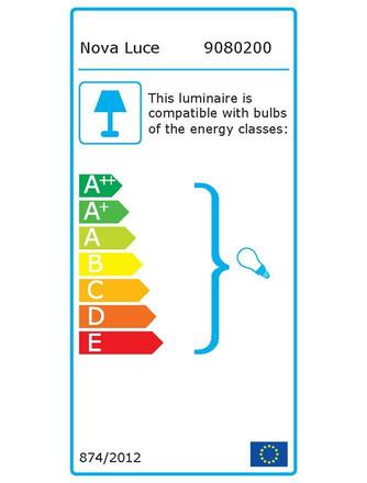 NOVA LUCE závěsné svítidlo LAZIONE kouřové sklo s přechodem chromovaný hliník E27 1x12W 230V IP20 bez žárovky 9080200