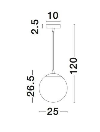 NOVA LUCE závěsné svítidlo NAZIO zlaté sklo s přechodem chromovaný hliník E27 1x12W 230V IP20 bez žárovky 9080252