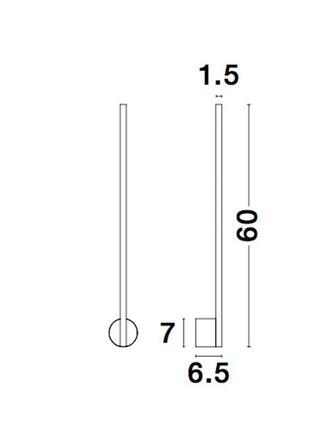 NOVA LUCE nástěnné svítidlo ADEN černý hliník LED 10W 220-240V 3000K IP20 9081800