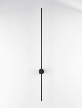 NOVA LUCE nástěnné svítidlo ADEN černý hliník LED 20W 220-240V 3000K IP20 9081810