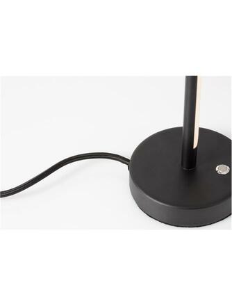 NOVA LUCE stolní lampa COLBY černý hliník LED 10W 220-240V 3000K IP20 9081820