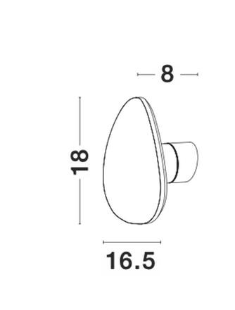 Nova Luce Dekorativní nástěnné LED osvětlení Cronus - 10 W, 927 lm, 165 x 180 x 80 mm NV 9084071