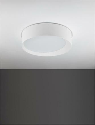 NOVA LUCE stropní svítidlo OBY bílý hliník a akryl LED 30W 230V 3000K IP20 stmívatelné 9085222