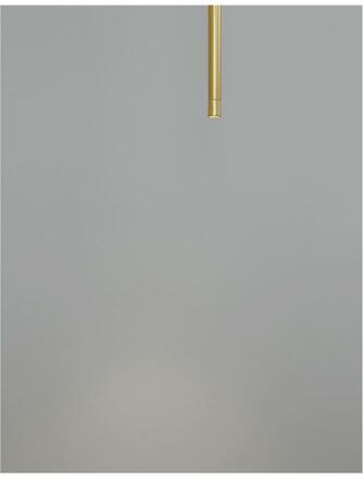 NOVA LUCE závěsné svítidlo ELETTRA mosazný zlatý hliník LED 5W 230V 3000K IP20 9088104