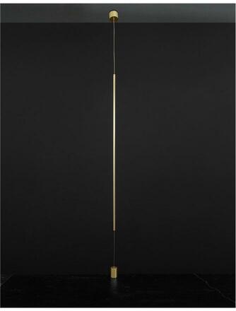 NOVA LUCE závěsné svítidlo ELETTRA mosazný zlatý hliník LED 20W 230V 3000K IP20 9088106