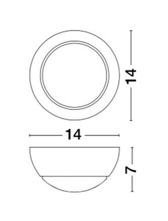 Nova Luce Kovové nástěnné LED svítidlo Odin s možností vyklopení - pr. 140 x 70 mm, 5 W, bílá NV 910161