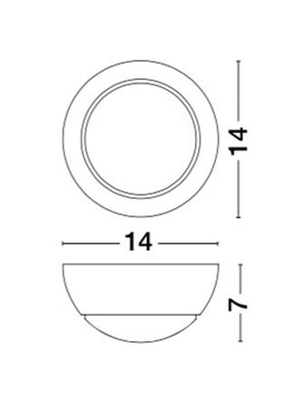Nova Luce Kovové nástěnné LED svítidlo Odin s možností vyklopení - pr. 140 x 70 mm, 5 W, černá NV 910162