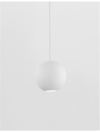 Nova Luce Elegantní závěsné LED svítidlo Nocci - 4,5 W, 220 lm, bílá NV 9103211