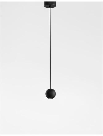 Nova Luce Elegantní závěsné LED svítidlo Nocci - 4,5 W, 220 lm, černá NV 9103212