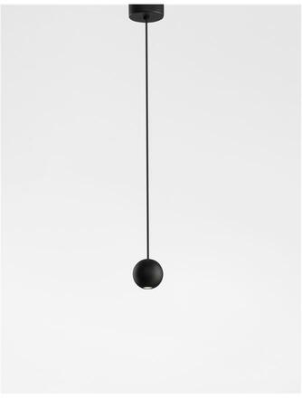 Nova Luce Elegantní závěsné LED svítidlo Nocci - 4,5 W, 220 lm, černá NV 9103212