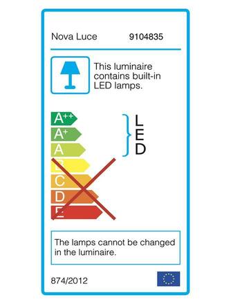 NOVA LUCE venkovní nástěnné svítidlo VEIRO antracitový hliník a čiré sklo LED 6W 3000K 200-240V IP65 světlo nahoru a dolů 40st. 9104835