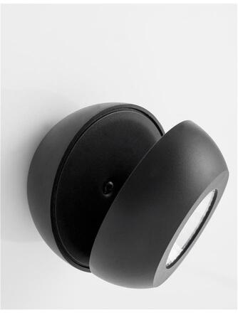 NOVA LUCE bodové svítidlo GON černý hliník LED 5W 230V 3000K IP20 9105101