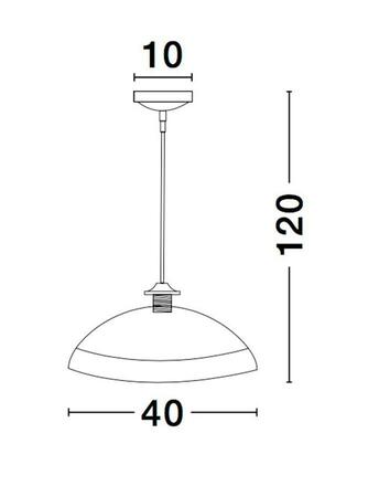 NOVA LUCE závěsné svítidlo BENITO bílá a zlatá ozdobné sklo E27 1x12W 230V IP20 bez žárovky 9112141