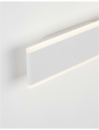 NOVA LUCE nástěnné svítidlo LINE bílý hliník a akryl LED 2x8W 230V 3000K IP20 9115908