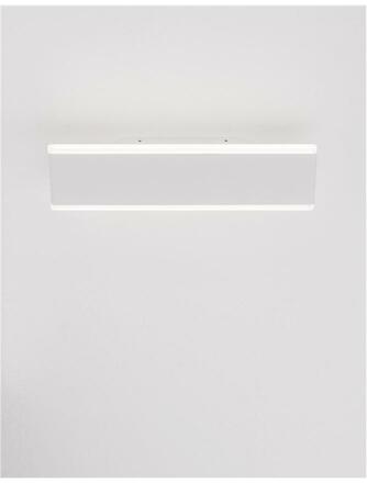 NOVA LUCE nástěnné svítidlo LINE bílý hliník a akryl LED 2x8W 230V 3000K IP20 9115908