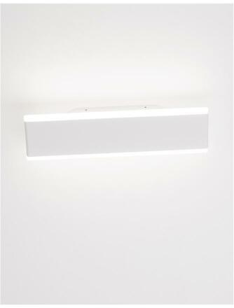 NOVA LUCE nástěnné svítidlo LINE bílý hliník a akryl LED 2x8W 230V 3000K IP20 9115908