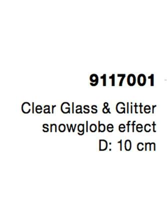 NOVA LUCE stínítko BELAR čiré sklo a třpytivý efekt 9117001