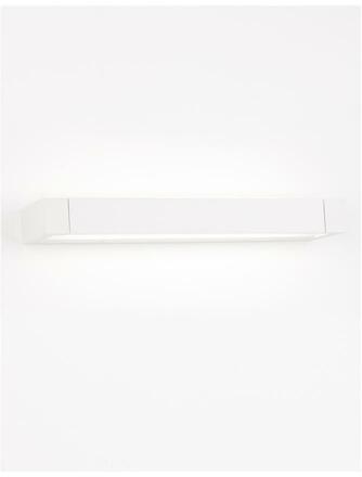 NOVA LUCE nástěnné svítidlo LINE bílý hliník a akryl LED 12W 230V 3000K IP20 9117312