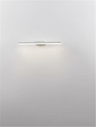 NOVA LUCE nástěnné svítidlo nad zrcadlo NYX bílý hliník a akryl LED 12W 3000K 135mA 100-240V st. IP44 9136171