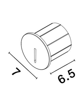 NOVA LUCE venkovní zapuštěné svítidlo do zdi CIRCE černý hliník LED 3W 220-240V 3000K IP54 9136185