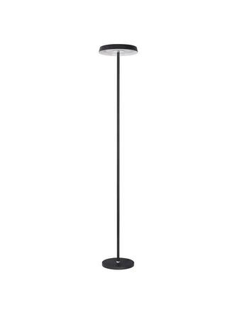 NOVA LUCE stojací lampa VITI černý hliník a akryl LED 18W 230V 3000K IP20 stmívatelné 9155182