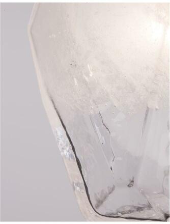 NOVA LUCE závěsné svítidlo ICE bílé sklo s přechody a bílý kov G9 1x5W 230V IP20 bez žárovky 9160231