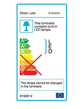 Nova Luce Štíhlé designové LED svítidlo Ultrathin - 7 x 3 W, 1680 lm, černá NV 9184024