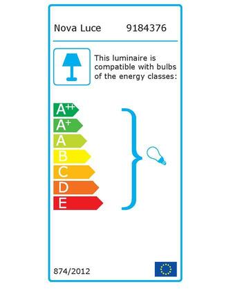 NOVA LUCE závěsné svítidlo PERO černý hliník zvenku zlatý hliník uvnitř GU10 1x10W IP20 220-240V bez žárovky 9184376