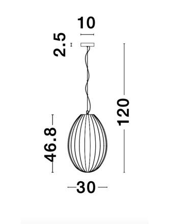 NOVA LUCE závěsné svítidlo HECTOR chromovaný kov kouřové šedé sklo E27 1x12W 230V IP20 bez žárovky 9190031