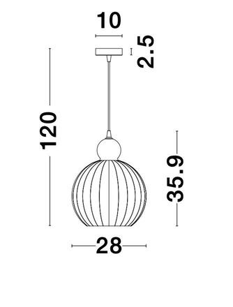 NOVA LUCE závěsné svítidlo ODELL chromovaný hliník opálové sklo E27 1x12W 230V IP20 bez žárovky 9190883