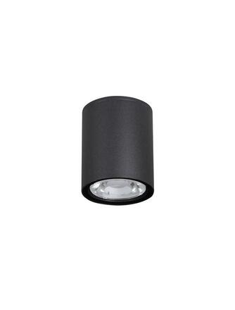 NOVA LUCE venkovní stropní svítidlo CECI černý hliník skleněný difuzor Osram LED 6W 3000K 100-240V 76st. IP65 9200611
