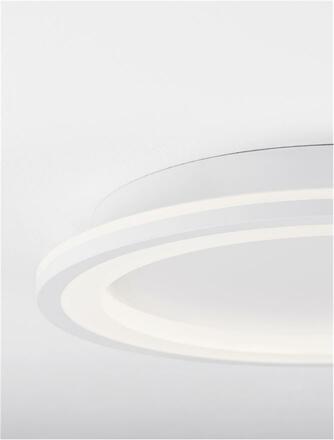 NOVA LUCE stropní svítidlo OGGY bílý hliník a akryl LED 30W 230V 3000K IP20 9212917