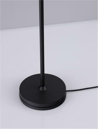 NOVA LUCE venkovní stolní lampa SEINA černý hliník a akryl LED 2W 2700K 5V DC IP54 vypínač na těle nabíjecí s PG základnou nebo bílým USB C kabelem 9223406