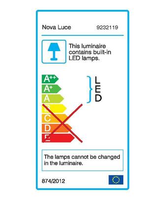 NOVA LUCE zapuštěné svítidlo BLADE bílý hliník LED 12W 3000K 38st. IP65 9232119