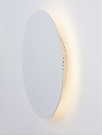 NOVA LUCE nástěnné svítidlo CYRCLE bílý hliník a akryl LED 12W 230V 3000K IP20 9248155