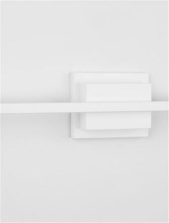 NOVA LUCE nástěnné svítidlo nad obrazy AZURE bílý hliník a akryl LED 12.5W 230V 3000K IP20 9267021