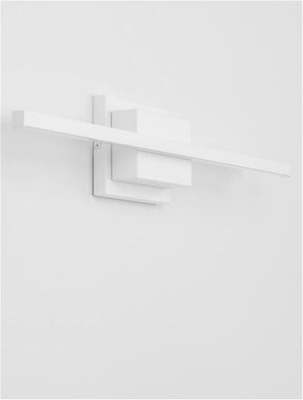 NOVA LUCE nástěnné svítidlo nad obrazy AZURE bílý hliník a akryl LED 12.5W 230V 3000K IP20 9267021