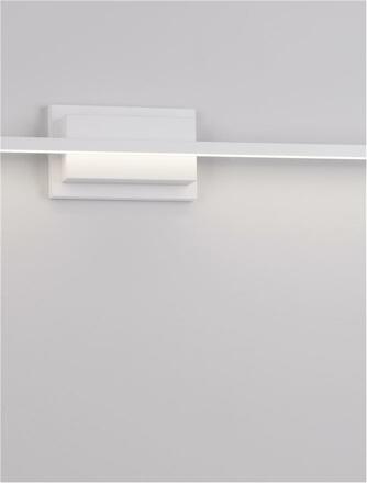 NOVA LUCE nástěnné svítidlo nad obrazy AZURE bílý hliník a akryl LED 28.5W 230V 3000K IP20 9267023