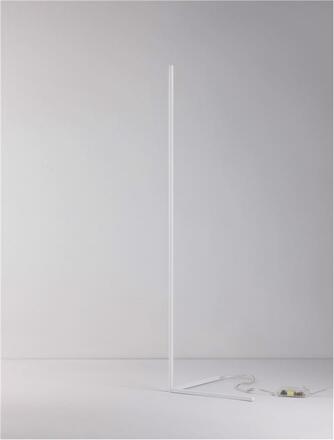 NOVA LUCE stojací lampa V-LINE černý hliník a akryl LED 18W 230V 3000K IP20 stmívatelné 9267109