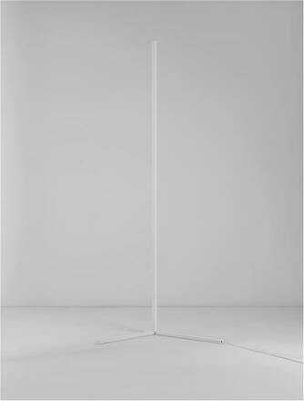 NOVA LUCE stojací lampa V-LINE černý hliník a akryl LED 18W 230V 3000K IP20 stmívatelné 9267109