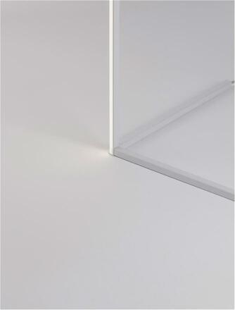 NOVA LUCE stojací lampa V-LINE černý hliník a akryl LED 18W 230V 3000K IP20 stmívatelné 9267109