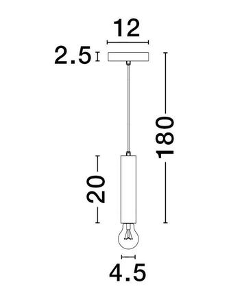 NOVA LUCE závěsné svítidlo NORWAY zlatý hliník zlatý kabel E27 1x12W 230V IP20 bez žárovky 9287946