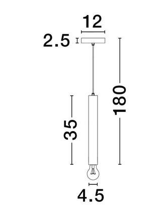 NOVA LUCE závěsné svítidlo NORWAY zlatý hliník zlatý kabel E27 1x12W 230V IP20 bez žárovky 9287947