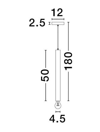 NOVA LUCE závěsné svítidlo NORWAY zlatý hliník zlatý kabel E27 1x12W 230V IP20 bez žárovky 9287948