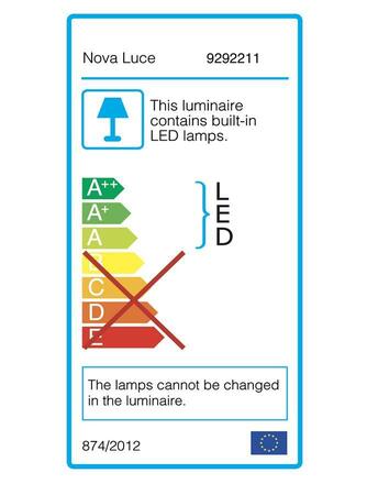 NOVA LUCE venkovní nástěnné svítidlo CHEZ bílý hliník a sklo LED 2x5W 3000K 100-240V 90st. IP54 světlo nahoru a dolů 9292211