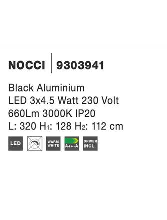 Nova Luce Netradiční a jedinečné LED svítidlo Nocci NV 9303941