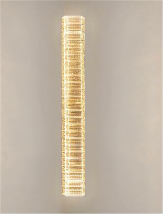 NOVA LUCE nástěnné svítidlo AURELIA zlatý kov a křišťál LED 19W 230V 3500K IP20 třída I 9333074